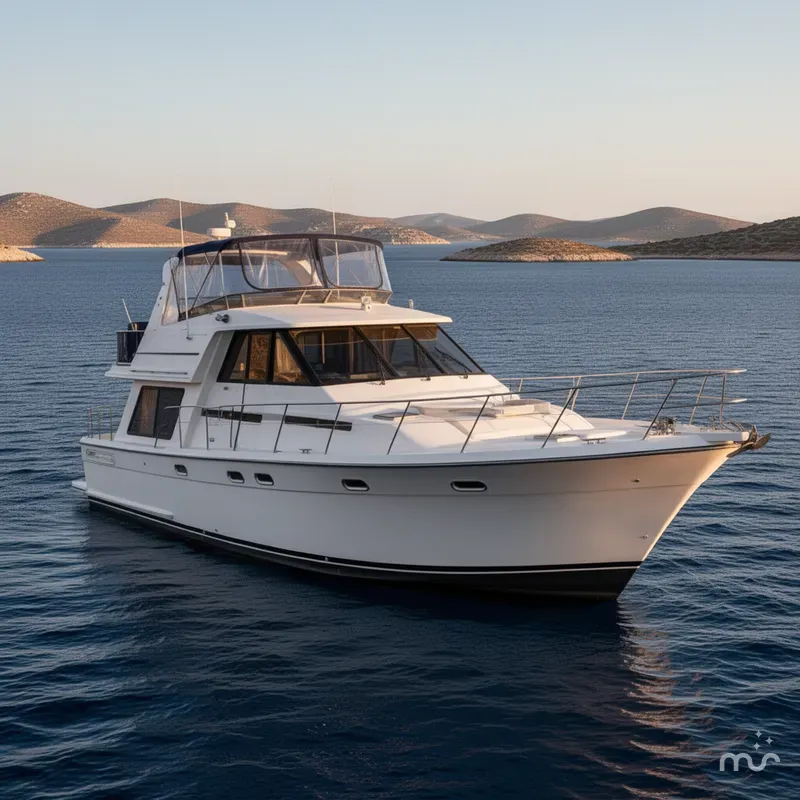Slide: The Image of Bayliner 4788 Pilot House Motoryacht 1999 - 2