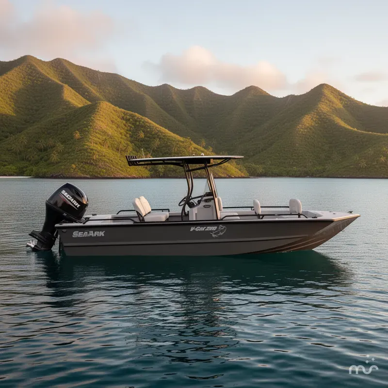 Slide: The Image of SeaArk Vcat 200 Center Console 2022 - 2
