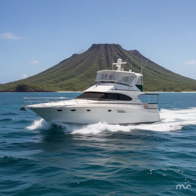 Slide: The Image of Sea Ray 420 Aft Cabin 1999 - 1