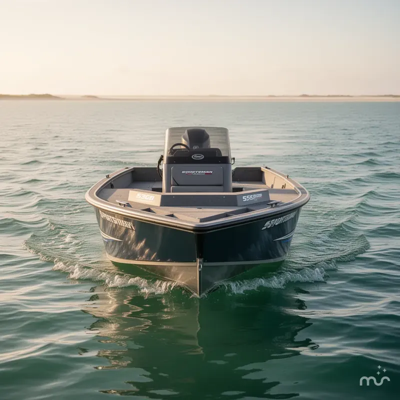 Slide: The Image of Edge Boats Sportsman 553DB 2026 - 1