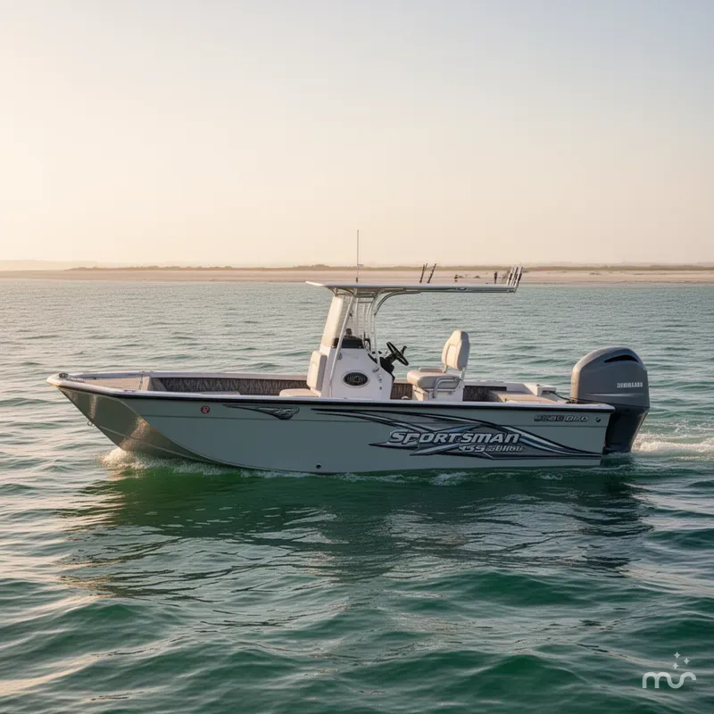 Slide: The Image of Edge Boats Sportsman 553DB 2026 - 2