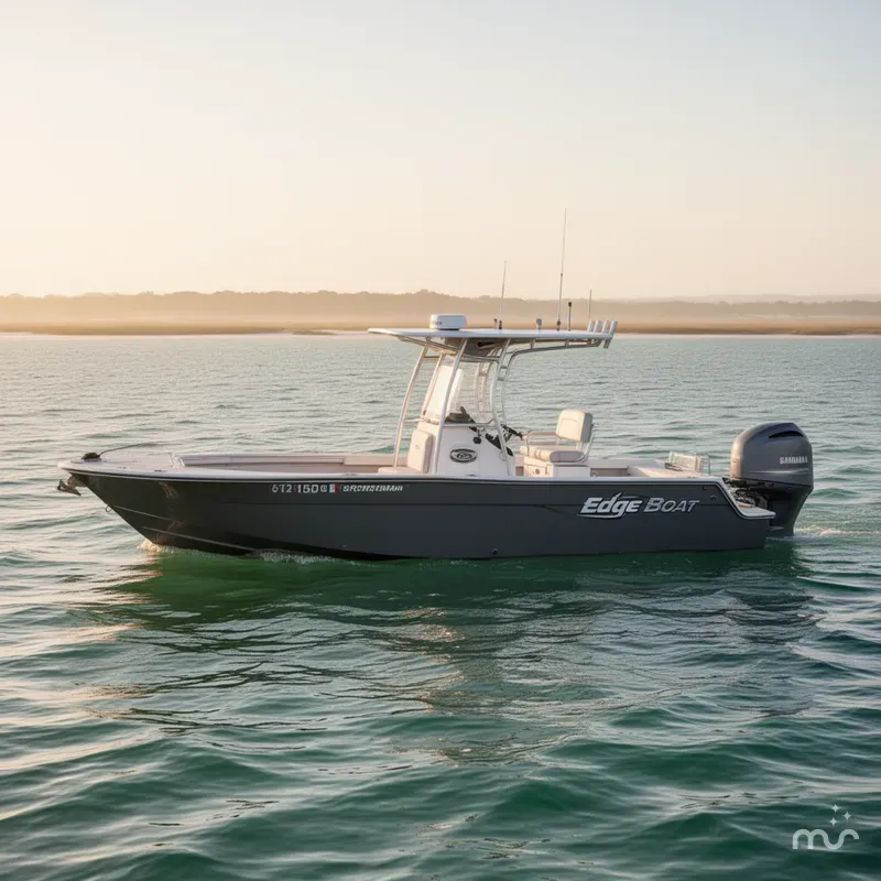 Slide: The Image of Edge Boats Sportsman 553DB 2026 - 2