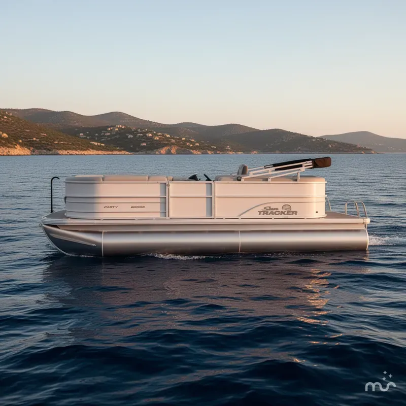 Slide: The Image of Sun Tracker Party Barge 20 DLX 2026 - 2
