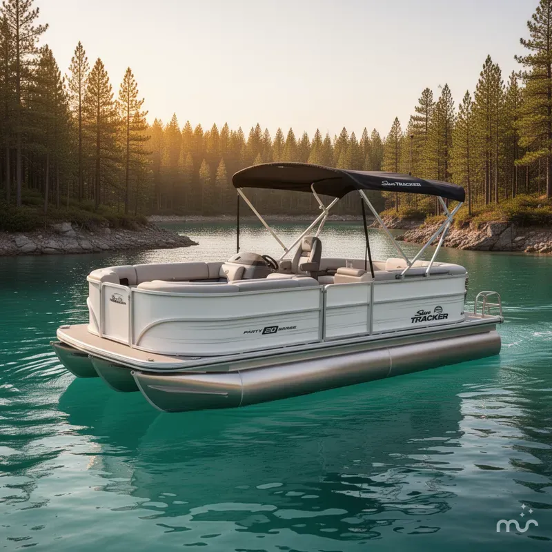 The Image of Sun Tracker Party Barge 20 DLX 2026 - 0