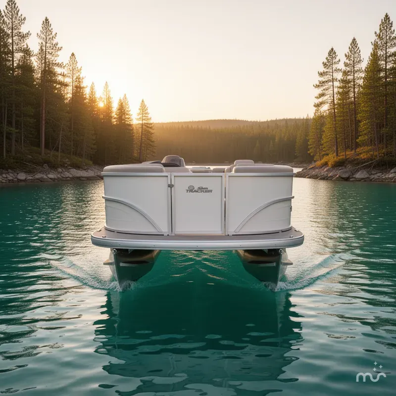 Slide: The Image of Sun Tracker Party Barge 20 DLX 2026 - 1