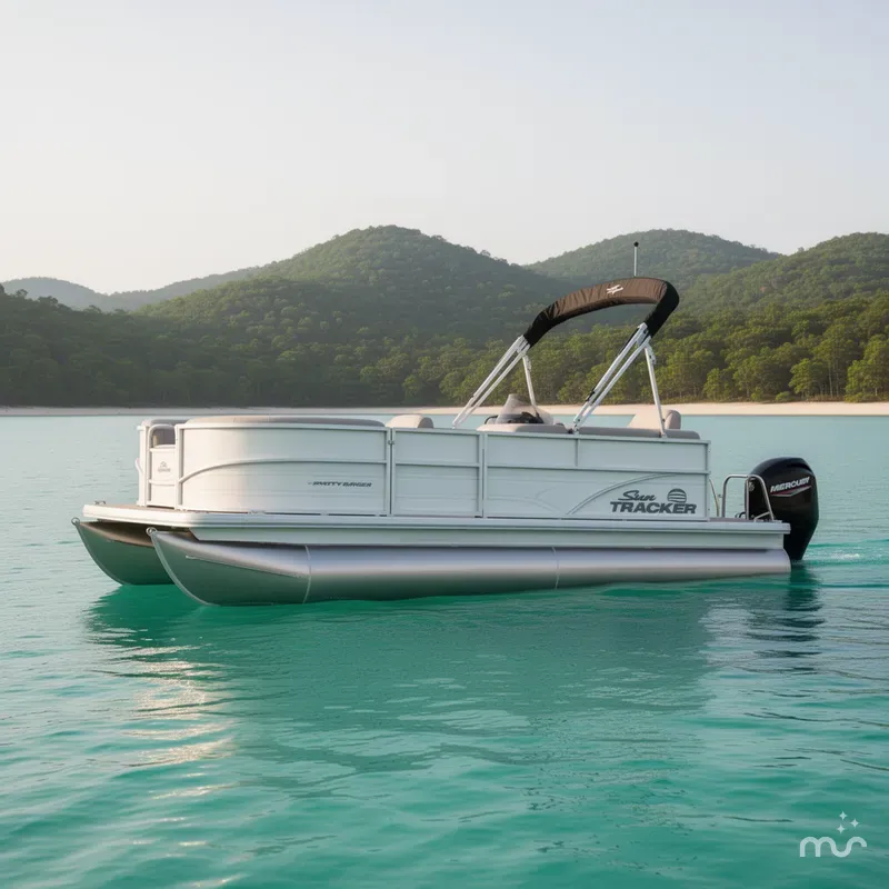 The Image of Sun Tracker Party Barge 16 DLX 2026 - 0
