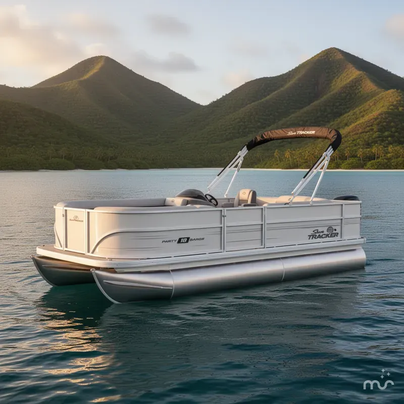 The Image of Sun Tracker Party Barge 18 DLX 2026 - 0