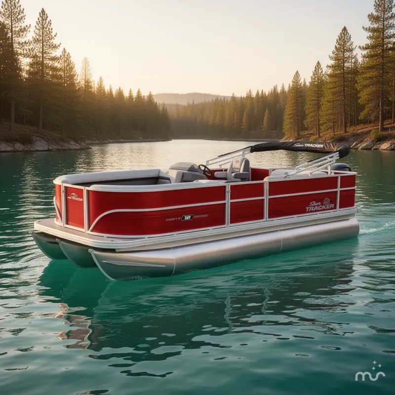 The Image of Sun Tracker Party Barge 18 DLX 2026 - 0