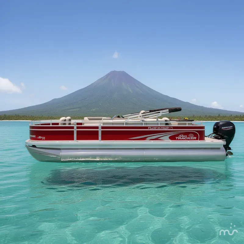 Slide: The Image of Sun Tracker Fishin' Barge 22 DLX 2026 - 2