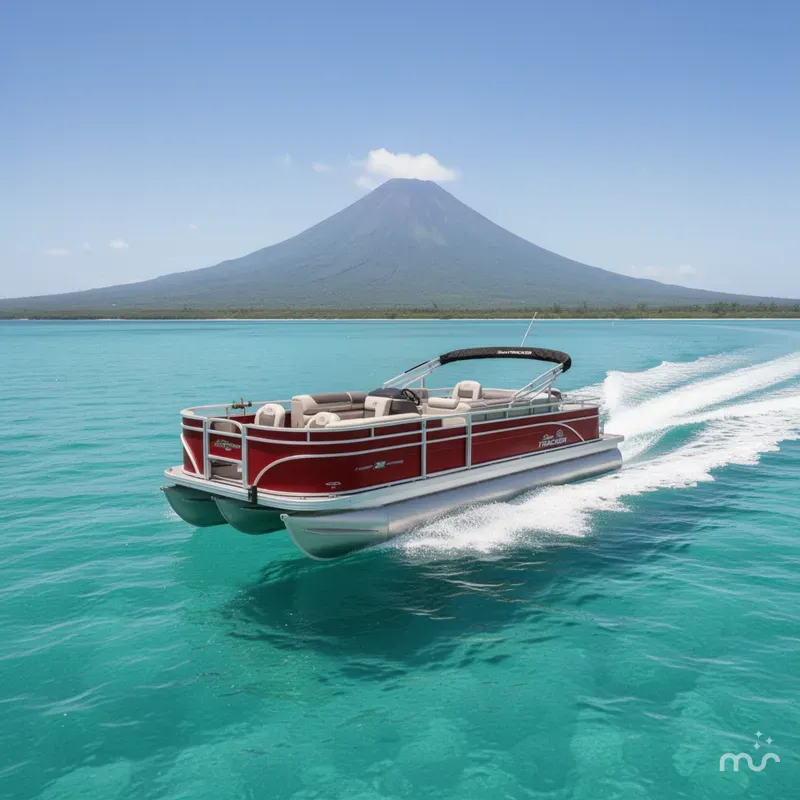 Slide: The Image of Sun Tracker Fishin' Barge 22 DLX 2026 - 4