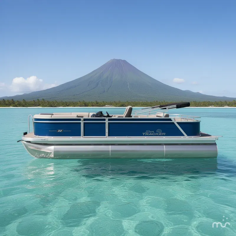 Slide: The Image of Sun Tracker Party Barge 22 RF XP3 2026 - 2