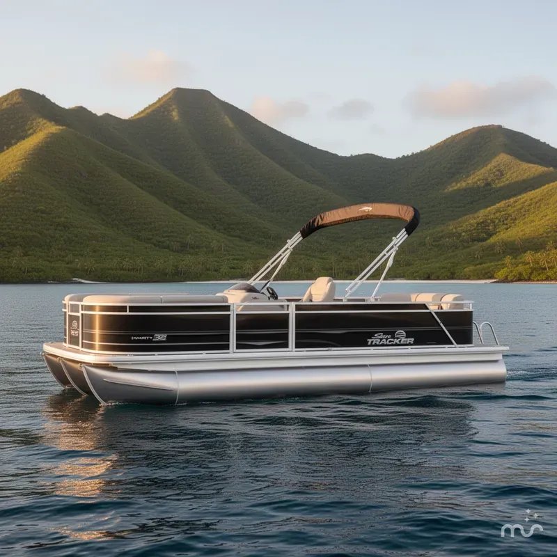 The Image of Sun Tracker Party Barge 22 RF DLX 2026 - 0