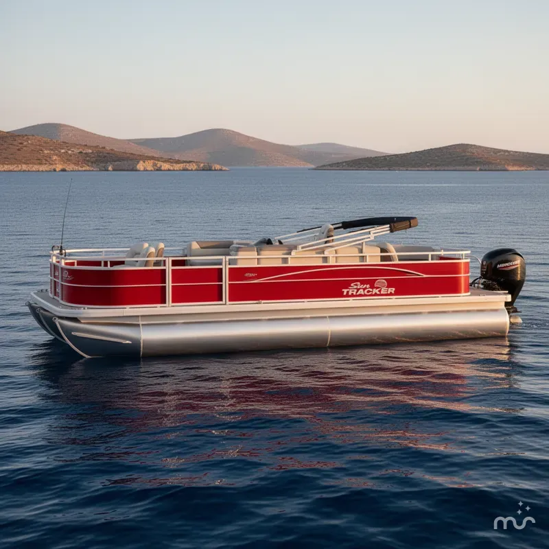 Slide: The Image of Sun Tracker Fishin' Barge 22 DLX 2026 - 2