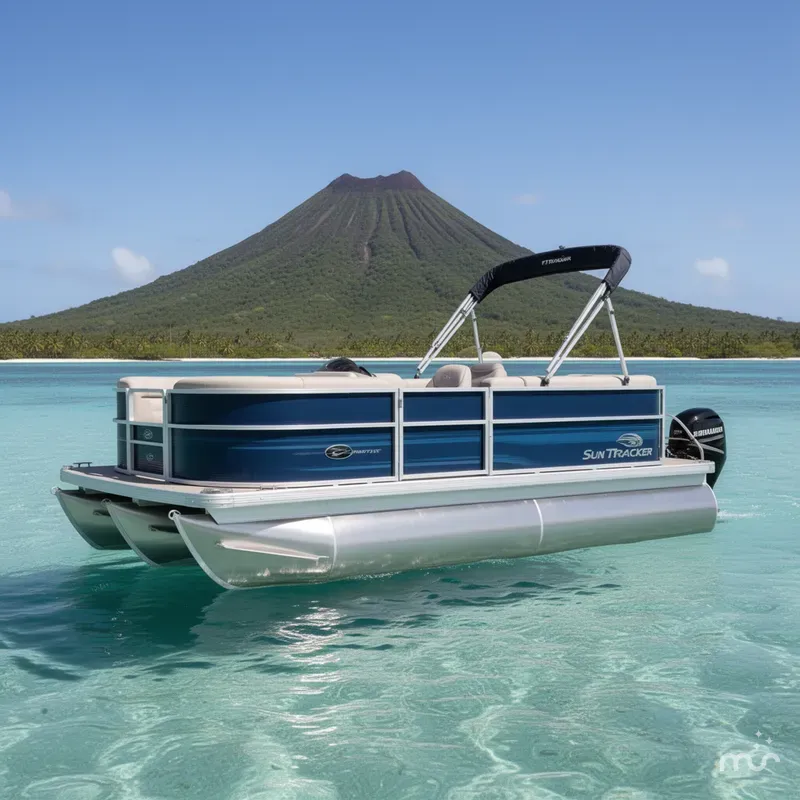 The Image of Sun Tracker Party Barge 16 DLX 2026 - 0