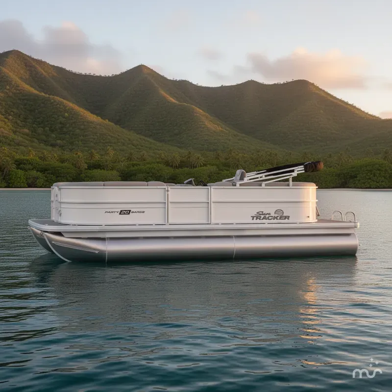 Slide: The Image of Sun Tracker Party Barge 20 DLX 2026 - 2