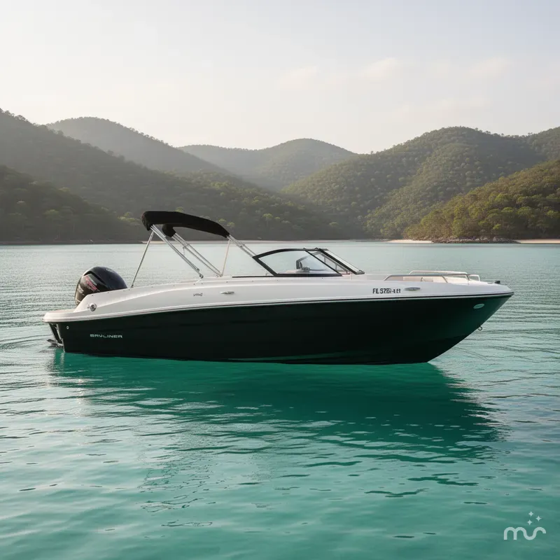 Slide: The Image of Bayliner VR4 Bowrider OB 2019 - 2
