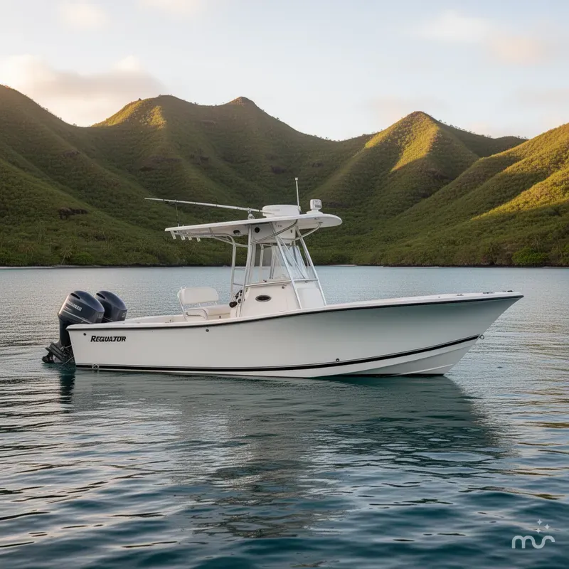 Slide: The Image of Regulator Marine 26 Forward Seating 2002 - 2