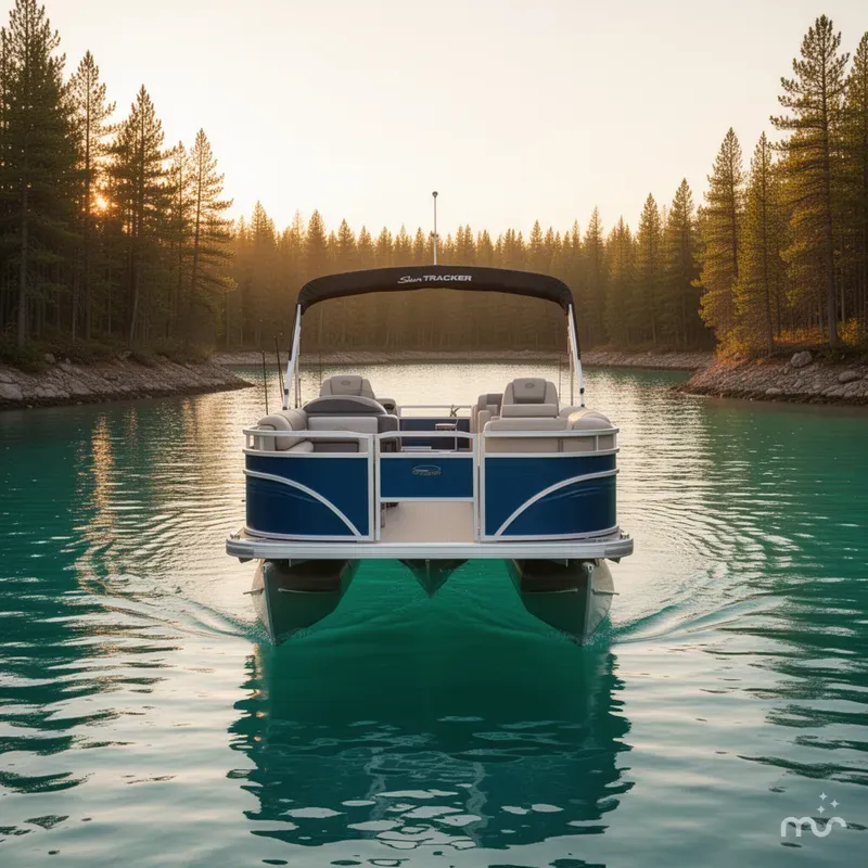 Slide: The Image of Sun Tracker Fishin' Barge 20 DLX 2022 - 1