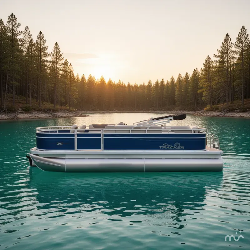 Slide: The Image of Sun Tracker Fishin' Barge 20 DLX 2022 - 2