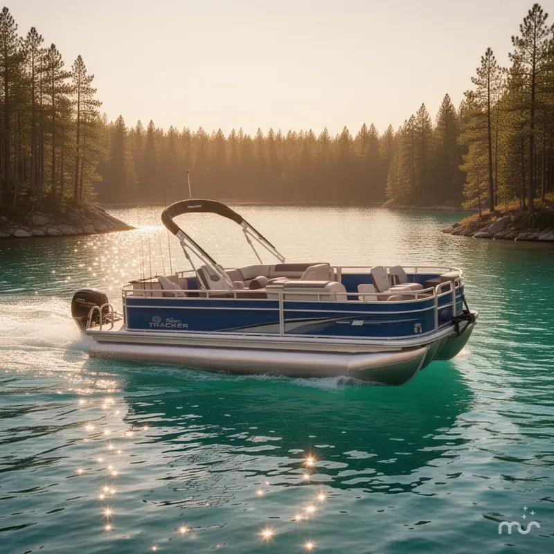 Slide: The Image of Sun Tracker Fishin' Barge 20 DLX 2022 - 4
