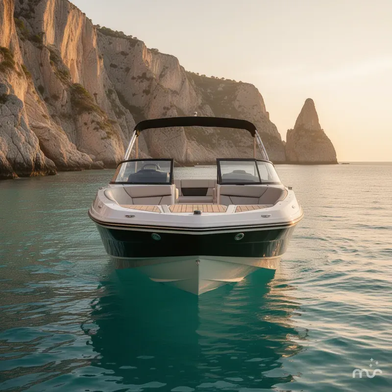 Slide: The Image of Bayliner Deck Boat Element XR7 2016 - 1