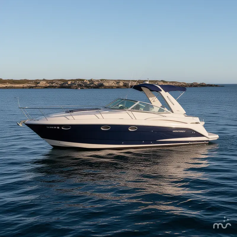 Slide: The Image of Monterey 330 Sport Yacht 2008 - 2