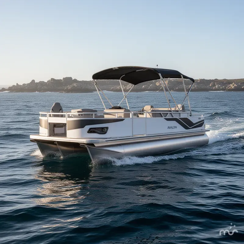 Slide: The Image of Avalon Venture 85 Rear Fish - 21' 2026 - 4