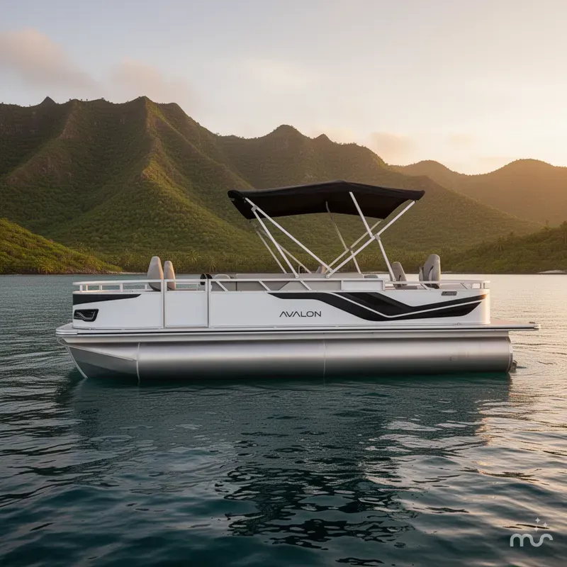 Slide: The Image of Avalon Venture 85 Rear Fish - 21' 2026 - 2