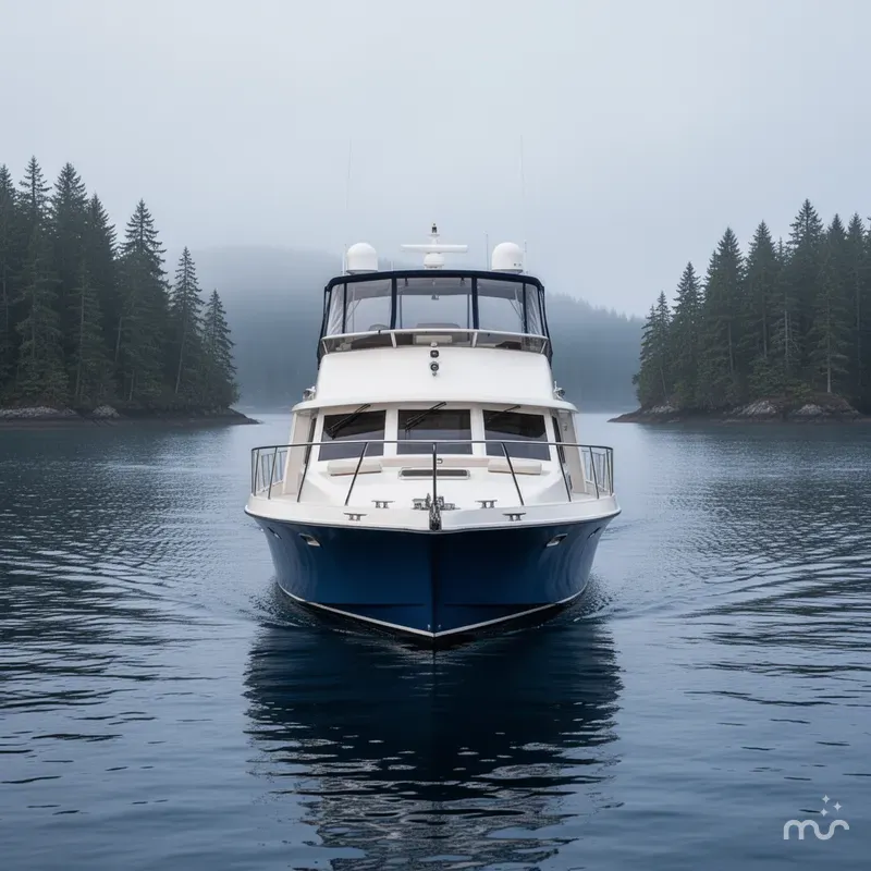 Slide: The Image of Blue Water Coastal Cruiser 55 1989 - 1