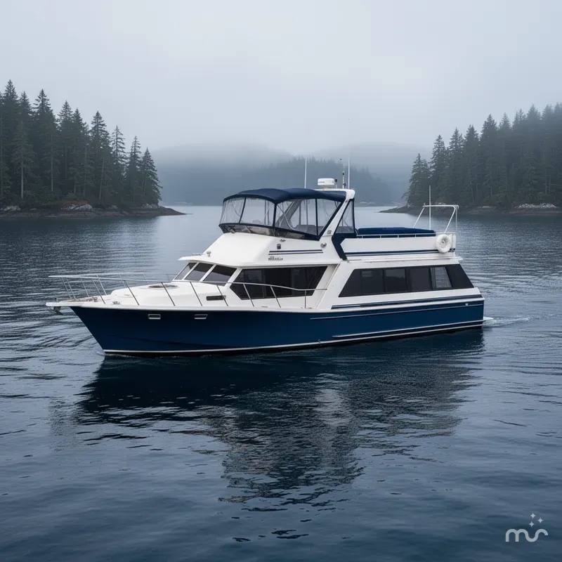 Slide: The Image of Blue Water Coastal Cruiser 55 1989 - 2