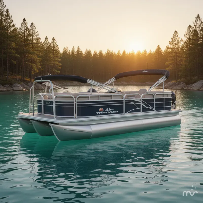 The Image of Sun Tracker Party Barge 20 DLX 2022 - 0