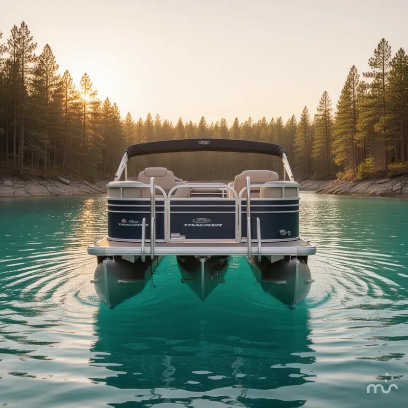 Slide: The Image of Sun Tracker Party Barge 20 DLX 2022 - 3