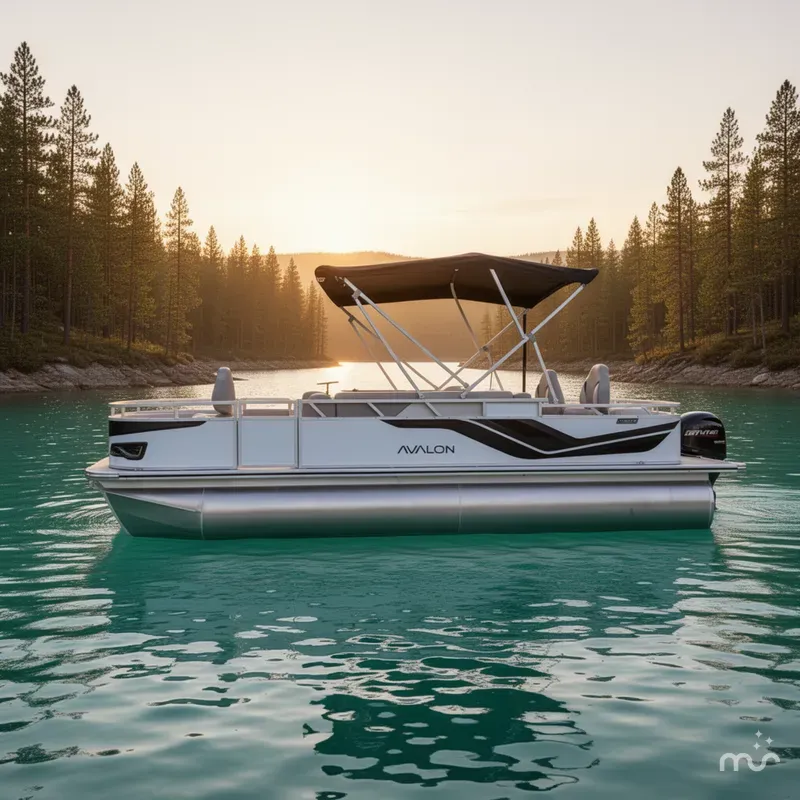 Slide: The Image of Avalon Venture 85 Rear Fish - 21' 2026 - 2