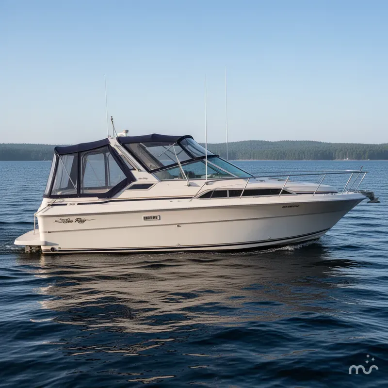 Slide: The Image of Sea Ray 340 Sundancer 1985 - 0