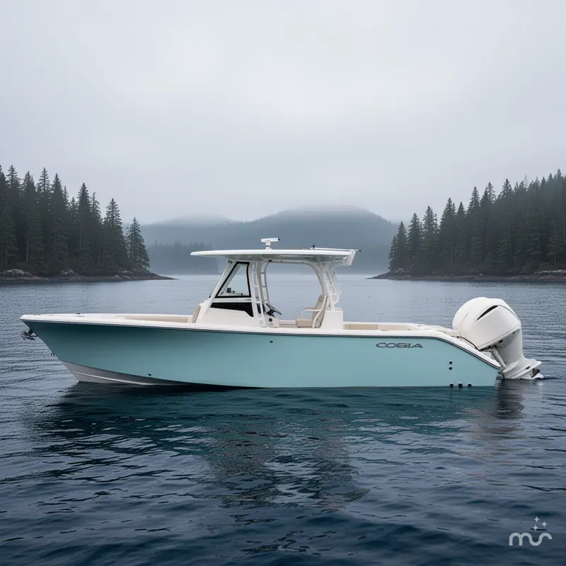 Slide: The Image of Cobia 305 Center Console 2026 - 2