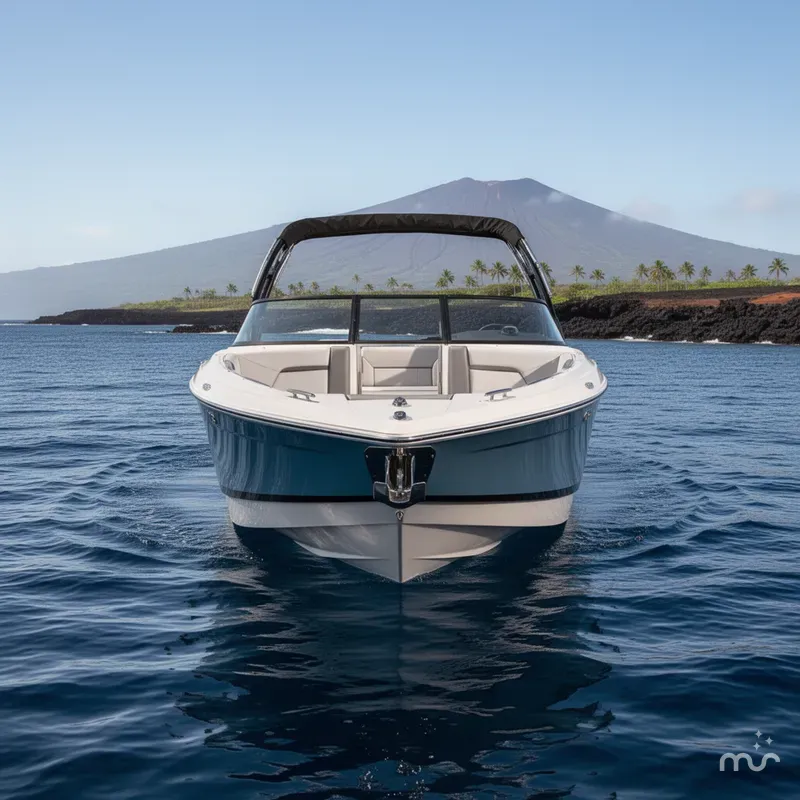 Slide: The Image of Cobalt R4 Outboard Coastal Edition Bowrider 2026 - 1