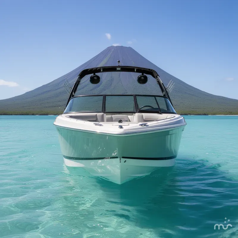 Slide: The Image of Cobalt R4 Outboard Coastal Edition Bowrider 2026 - 1
