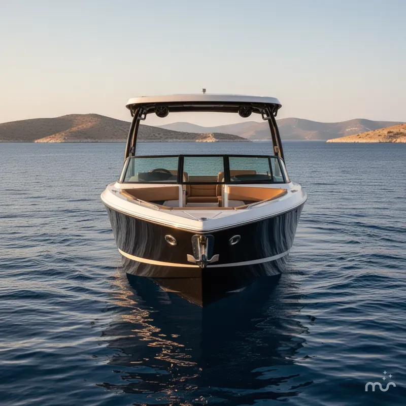 Slide: The Image of Cobalt R6 Outboard Coastal Edition Bowrider 2026 - 1