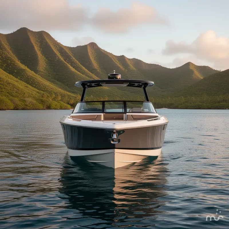 Slide: The Image of Cobalt R31 Outboard Coastal Edition Bowrider 2026 - 1