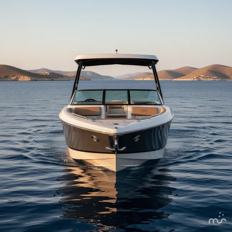 Slide: The Image of Cobalt R6 Outboard Coastal Edition Bowrider 2026 - 1