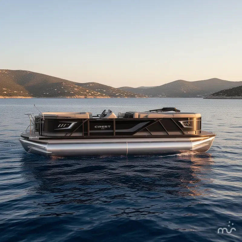 The Image of Crest Caribbean RS SLC 250 25 Ft. Pontoon Boat 2024 - 0
