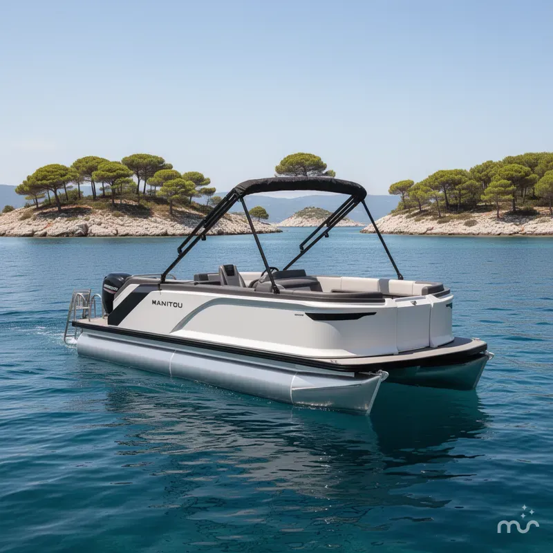 The Image of Manitou Cruise 20 Bench Twin Tube Pontoon Boat 2025 - 0