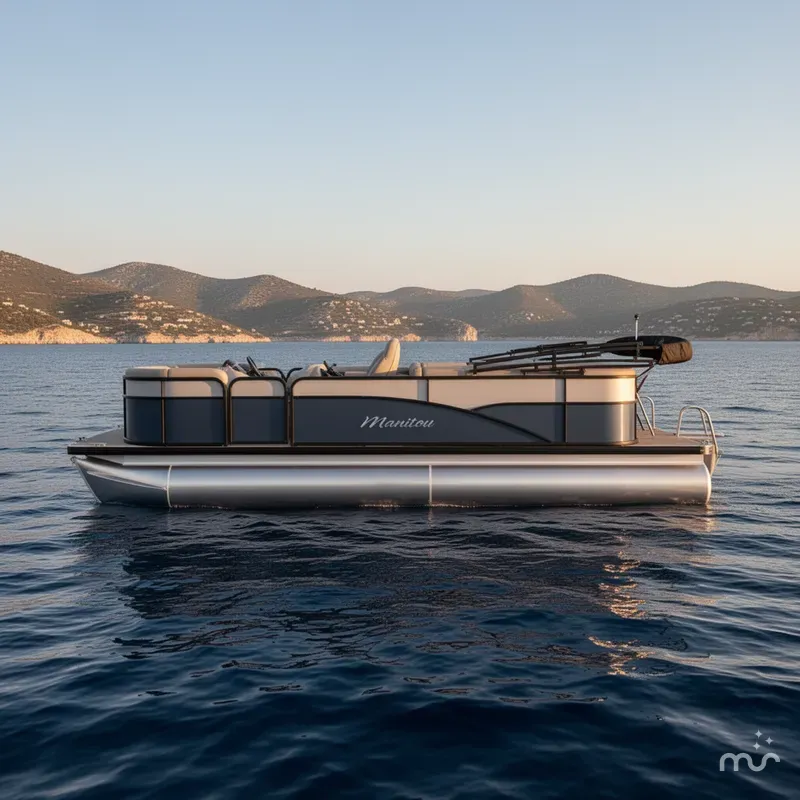 Slide: The Image of Manitou 20 Aurora LE Twin Tube Pontoon Boat 2021 - 2