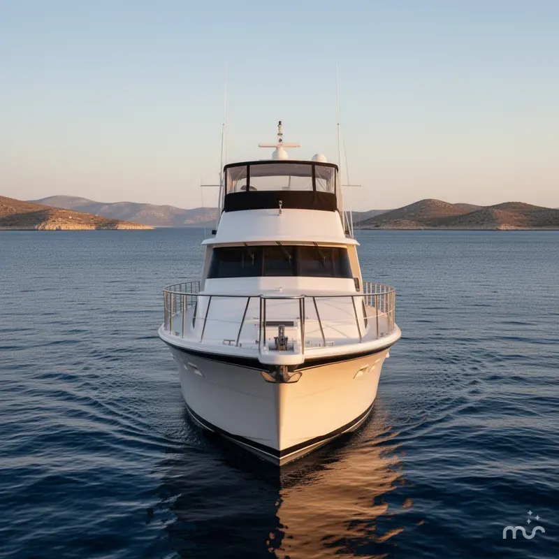 Slide: The Image of Hatteras 58 Cockpit Motor Yacht 1979 - 1