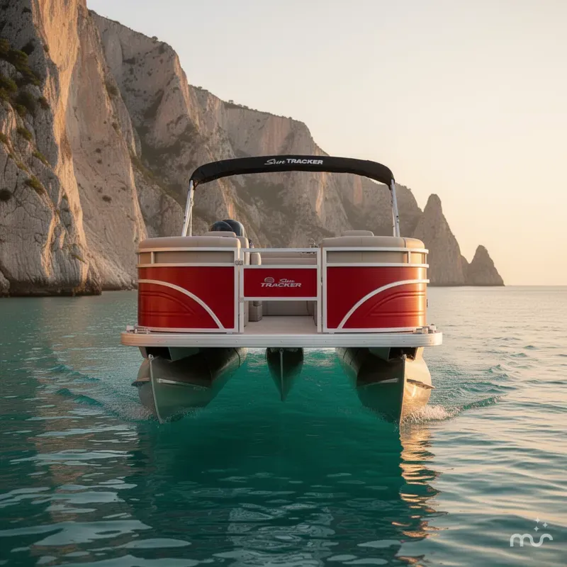 Slide: The Image of Sun Tracker Fishin' Barge 22 DLX 2026 - 1