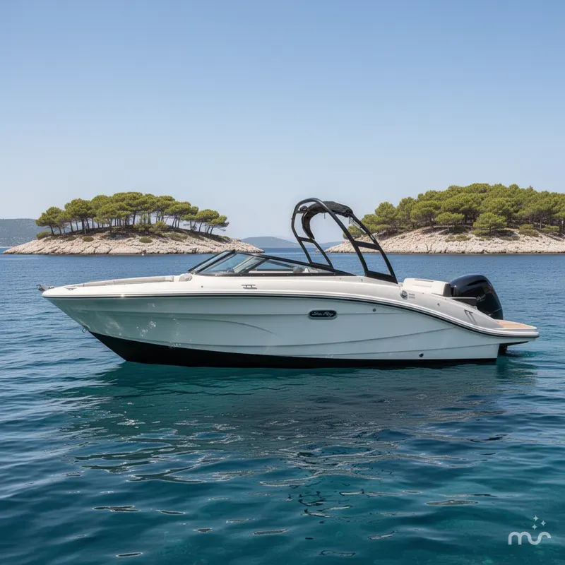 Slide: The Image of Sea Ray SPX 210 Outboard 2026 - 2