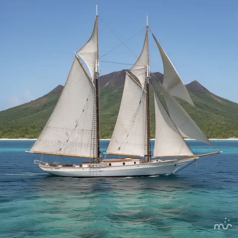 The Image of Classic Coasting Schooner 1962 - 0