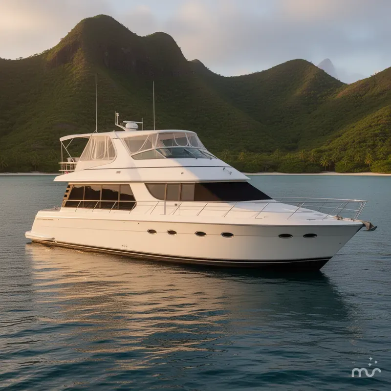 Slide: The Image of Carver Yachts 570 Voyager Pilothouse 2002 - 2
