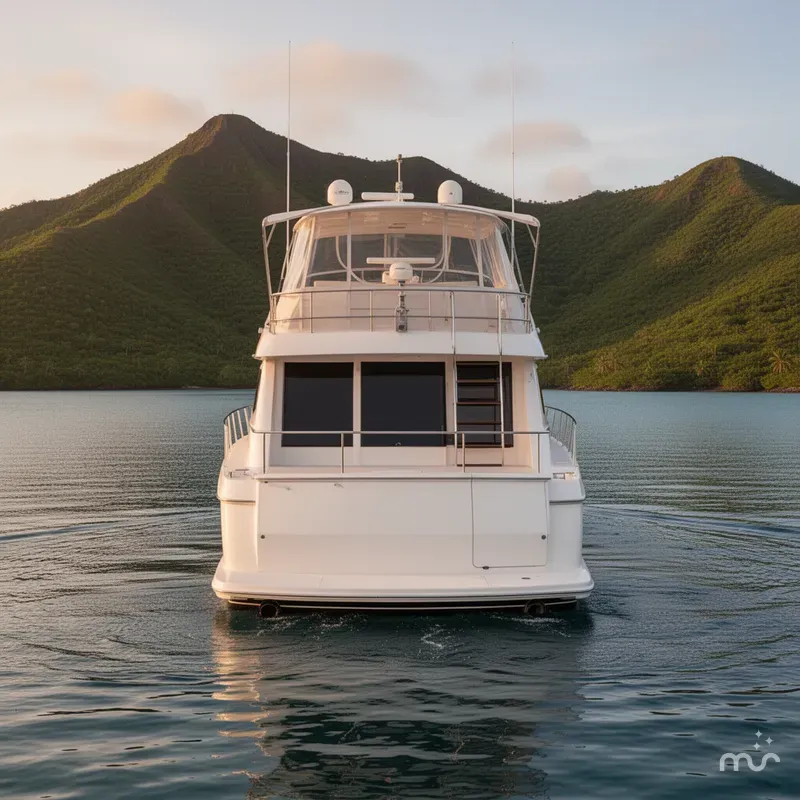 Slide: The Image of Carver Yachts 570 Voyager Pilothouse 2002 - 3