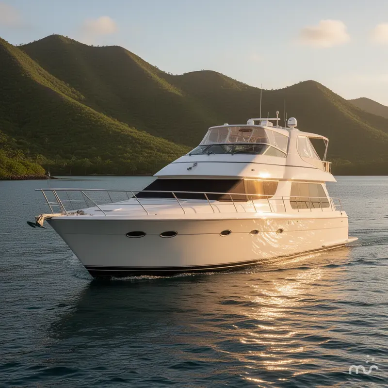 Slide: The Image of Carver Yachts 570 Voyager Pilothouse 2002 - 4